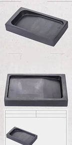 Chinese Calligraphy Inkstone Rectangular Natural Stone Ink Well Traditional Painting Tool Grinding Slab Inkwell Artist Student