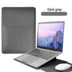 PU Leather Laptop Computer Sleeve Case Bag Stand Cover Pouch Man Women 13 14 15 15.6 16 inch for Macbook Air Samsung HP Lenovo