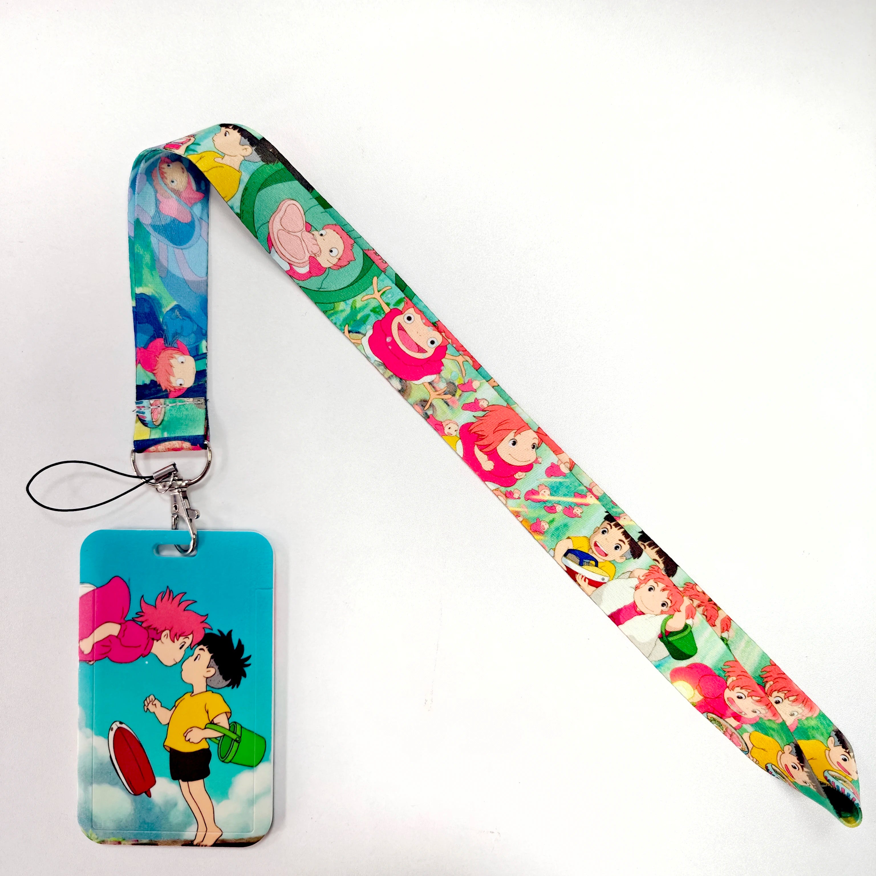 Anime Lanyards Keychain Animated Mobile Phone ID Card pass Hang Rope DIY Jewelry Accessories wholesale
