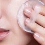 1/2Pcs Silicone Makeup Sponge Transparent Makeup Foundation Sponge Non-Absorbing Water-Based Crystal Jelly BB Cushion Puff
