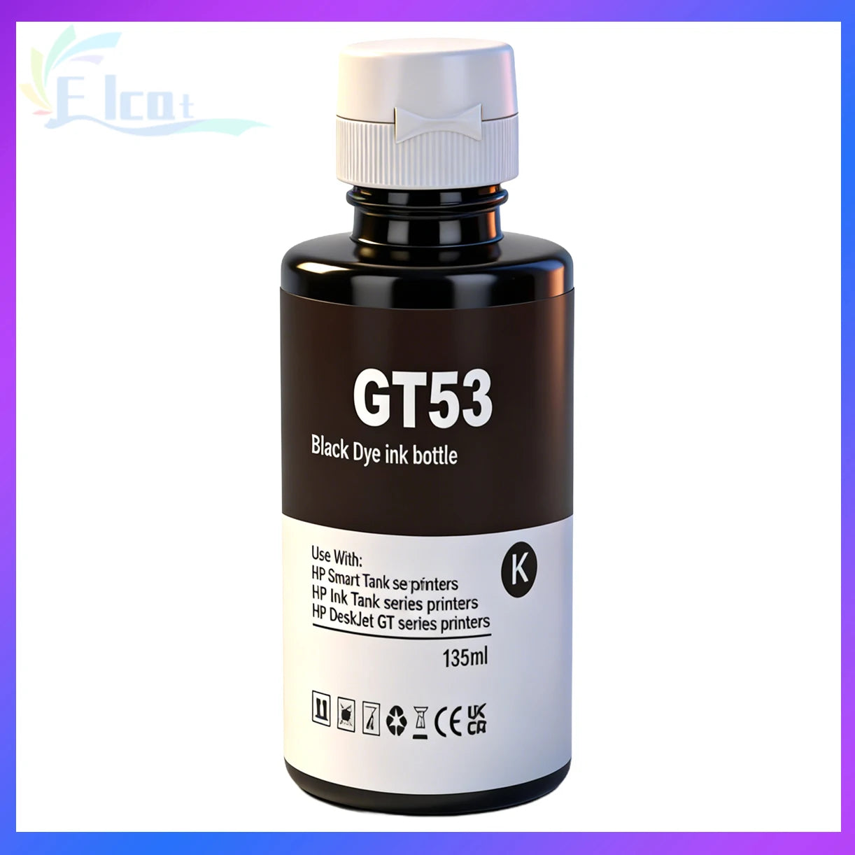 GT52 GT53 Refill Ink For HP GT51 GT52 GT53 Ink For HP 115 118 310 410 415 500 515 518 530 750 790 GT5810 5820 GT5810 Printer Ink