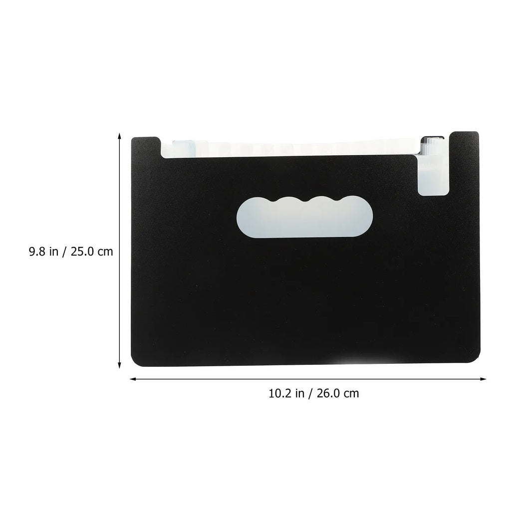 PP Accordion File Folder for Receipts Coupons Documents Organizing Portable Office School Home Use Multi-Function Receipt