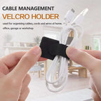 20Pcs Adhesive Cable Management Straps Reusable Self-Adhesive Cable Organizer Ties for Desk Wire Management