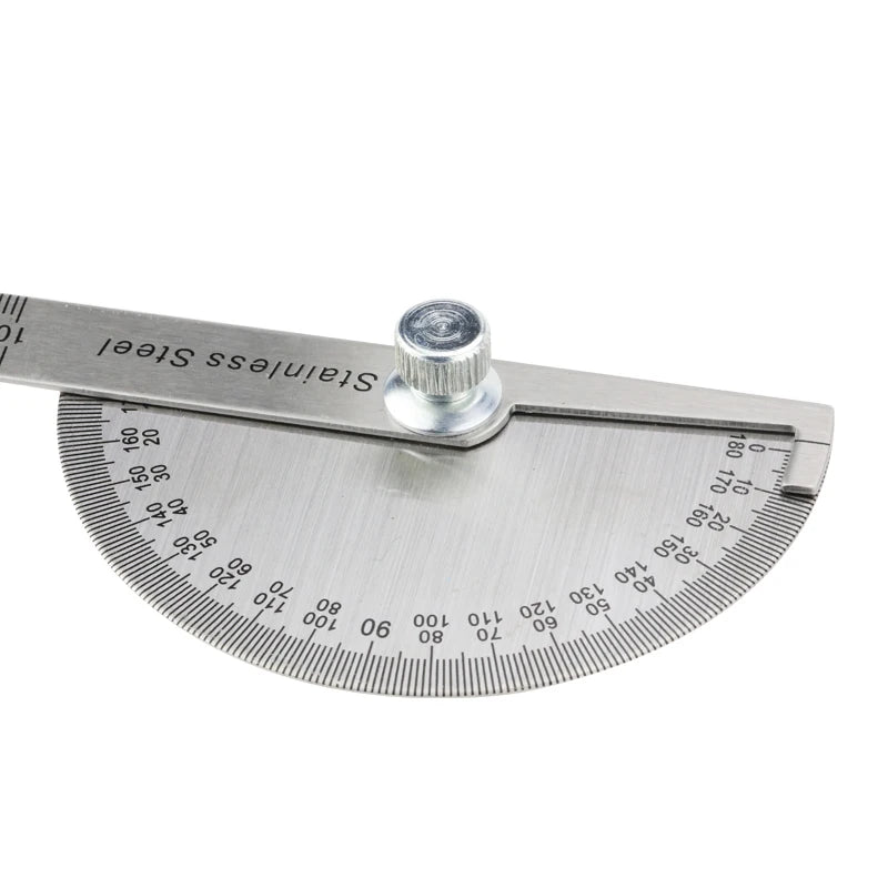 Goniometer Stainless Steel Protractor Metal Ruler Multi Angle Measuring Ruler Carpentry Tool Angle Meter Angle Finder Goniometro