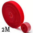 1/2/3M Reusable Organizer Wire Cable Winder Cord Management Ties Protector for iPhone Samsung Xiaomi Earphone Mouse PC Laptop
