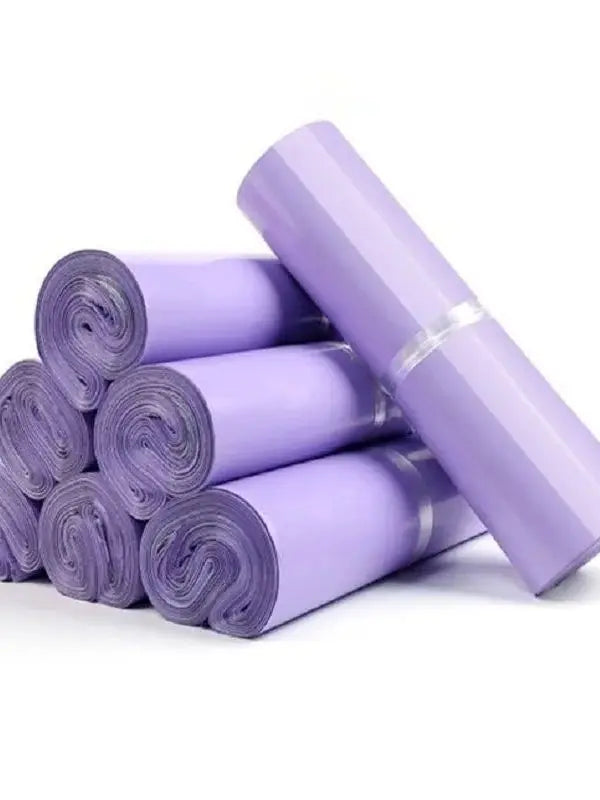 100Pcs Purple Courier Envelope Shipping Packaging Bags Poly Mailer Bag Waterproof Storage Bag Self Adhesive Seal Plastic Packagi