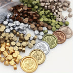 100pcs/bag Octagonal Sealing Wax Beads for Wax Stamps is Suitable for Wedding Invitations, Envelope Cards, Christmas Gift