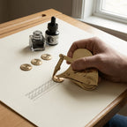 Vintage Precision Ruling Pen Set Interchangeable Wheels Comfortable Handheld Shape Drawing Tool Four Specifications