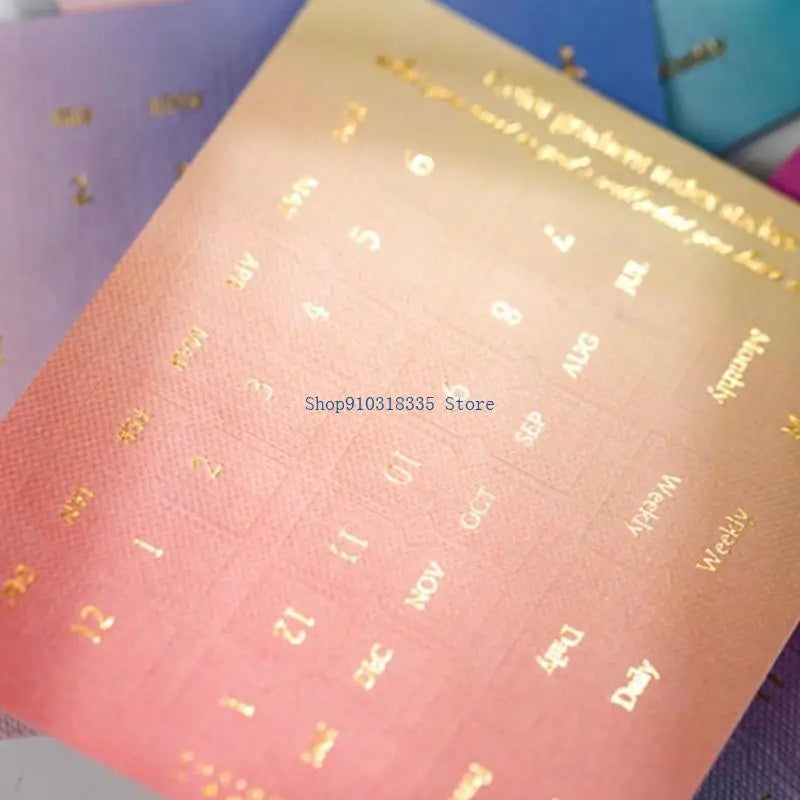 10 Sheets Monthly Separator Tabs Monthly Tabs Index Sticker for Office Study