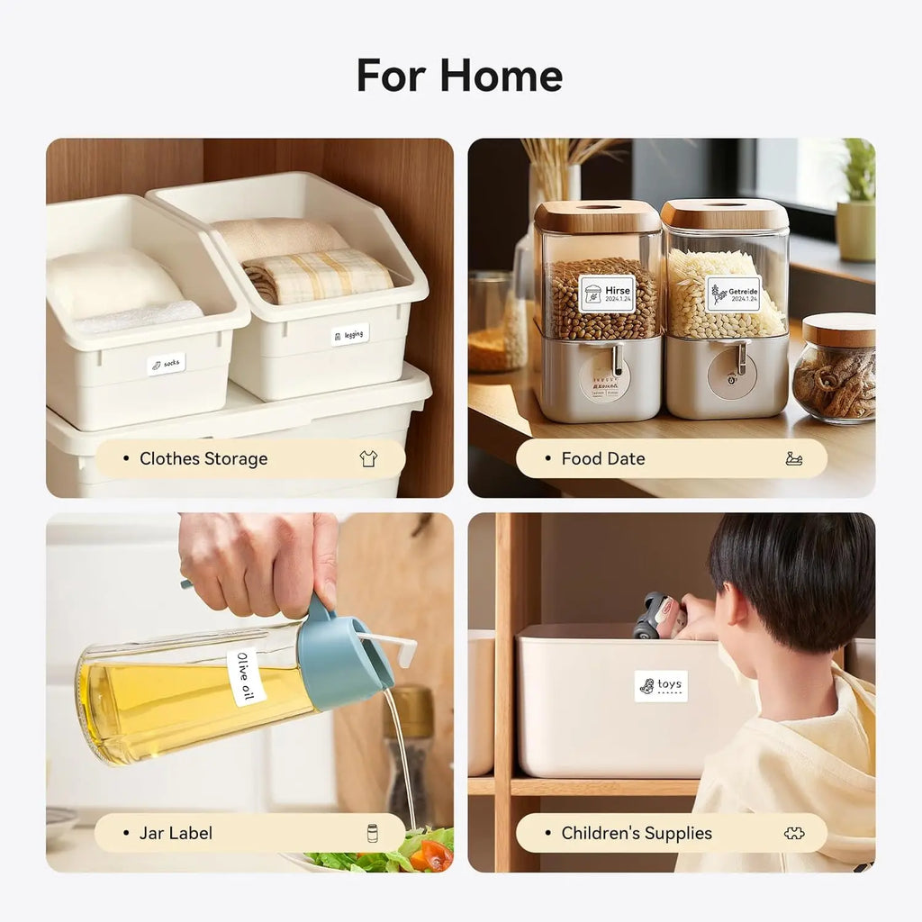 Niimbot 200dpiB21 300dpi B21PRO Label Maker Tag Price Portable Thermal Label Printer with White Photo Labels for Bakery/Business