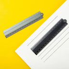 High Quality 30cm Folding Ruler Aluminum Alloy Multifunctional Stationery Ruler Drawing Measuirng Tool Metal Ruler Students
