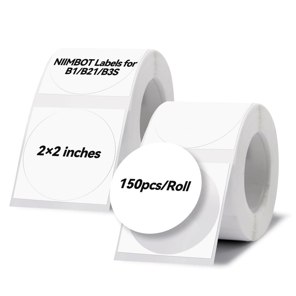 NiiMBOT B21 B1 Round Sticker Labels Sticker Self-adhesive Waterproof Thermal Label Paper For Niimbot Mini Portable Label Maker