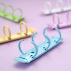 Durable Detachable Metal Spiral Rings Binder Clip High Quality Diary A8 Paper Binder Clips DIY Album Loose Leaf Ring Office