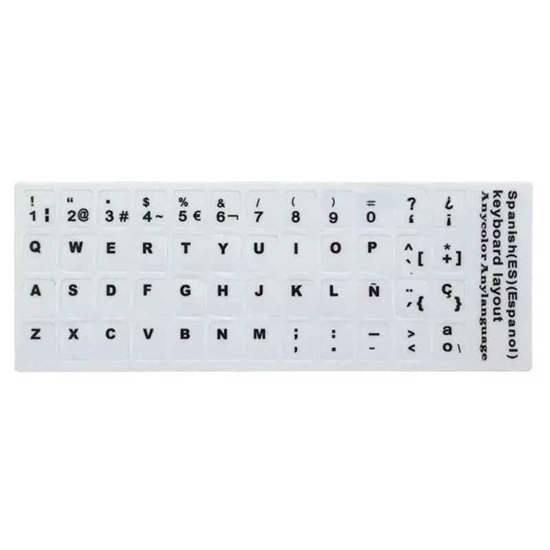 Spanish frosted keyboard sticker, DIY computer laptop keyboard protective film, anti-abrasion button sticker film