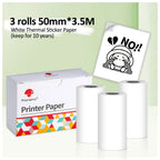 Phomemo M02Pro Mini Portable Thermal Printer Wireless Photo Labeler 300dpi Inkless Printing 15/25/50/53mm for Easy Labeling