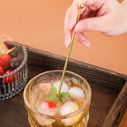 1Pc Stainless Steel Stirring Rod Coffee Yogurt Honey Stir Bartender Mixing Stirrers Creative Eco-Friendly Bar Kitchen Supplies