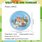 Capybara Party Theme Decoration Capybara Birthday Napkins Tablecloth Cup Plate Baby Shower Capybara Birthday Girl Party Favor