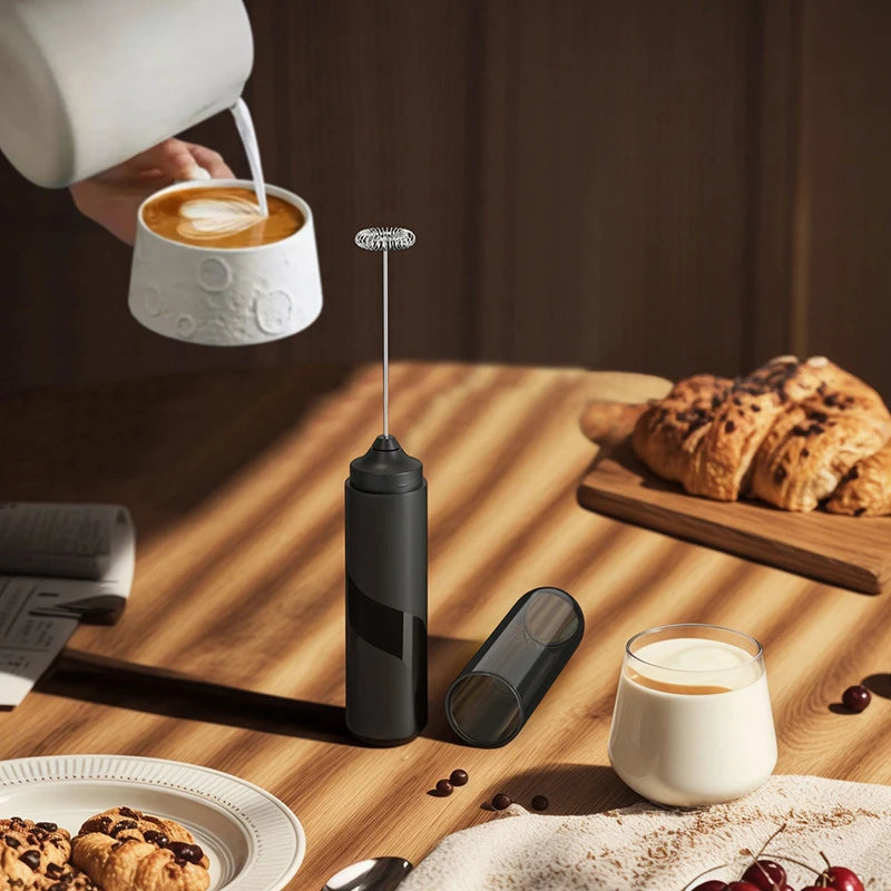 Wireless Milk Foamer Coffee Whisk Mixer Electric Blender Egg Beater Mini Frother Handle Stirrer Cappuccino Maker Cooking Tools