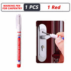 iLMH 4-40Pcs Deep Hole Long Nib Head Marker For Metal Perforating Pen Waterproof Bathroom Woodworking Decor Multi-Purpose Tool