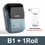 Niimbot B1 Mini Label Thermal Printer Portable Self-Adhesive Bluetooth Maker Machine For Round UV Tag Stickers Labels Rolls