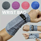 1pc Black Storage Bag for Neutral Wrist Supports Suitable for Fitness Running,Featuring a Zipper,Sweat-Absorbing Wrist Support ﻿