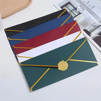 10PCS Luxury Foil Sealed Envelope - Self-Sealing Wedding Invitations, Thank-you Notes, Corporate Events & Birthday Invitations