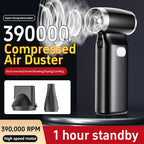 MelyBaoB Compressed Air Duster ,Handheld Turbo Jet Fan Powerful Blower-Cooling Fan,  Air Blower for Car Dryer/Home/PC Cleaning