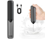 Smart Pro Electric Milk Frother USB-C Rechargeable Coffee Whisk with Silent Tech Auto Cappuccino Latte Maker for Home Baristas