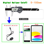 Built-in Bluetooth Digital Caliper for Wireless Transmission Electronic Caliper for Measuring Outer Diameter Inner Diameter 150m