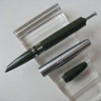 NEW Wingsung 601 Press Piston Fountain Pen Iridium EF/F Nib Steel Cap Vacumatic Resin Ink Pen School Stationery Office Supplies