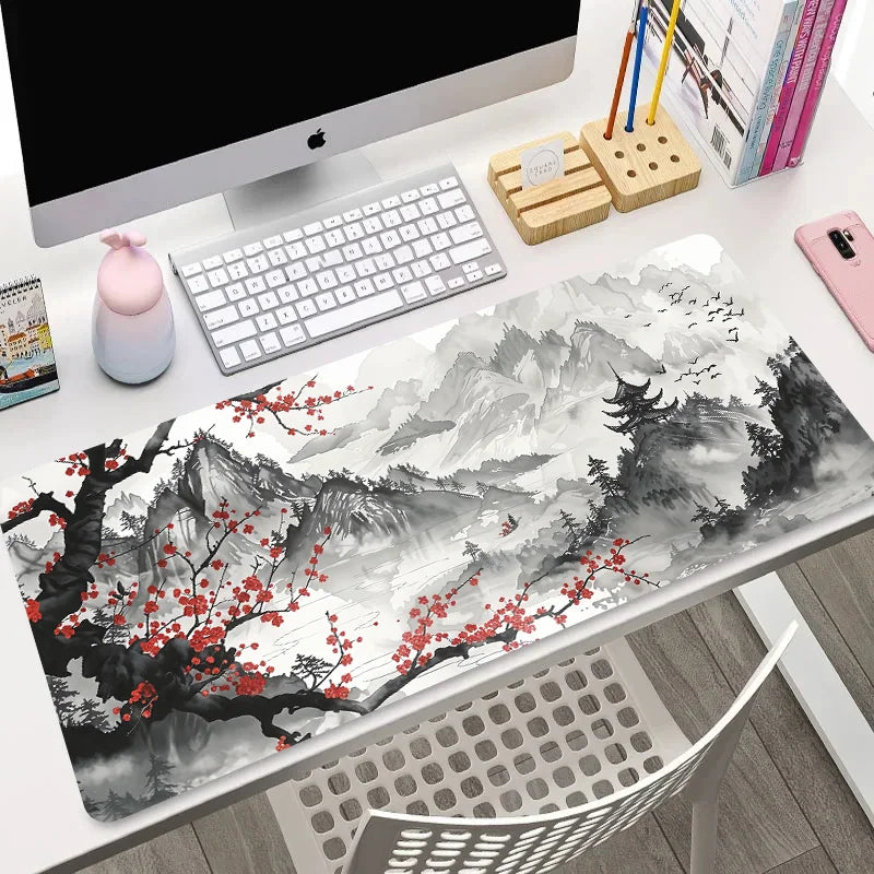 Night Moonlight Large Cool Mouse Pad Laptop Non-Slip Esports Office Desk Mat Game Player Mousepad Mini PC Desktop Accessories