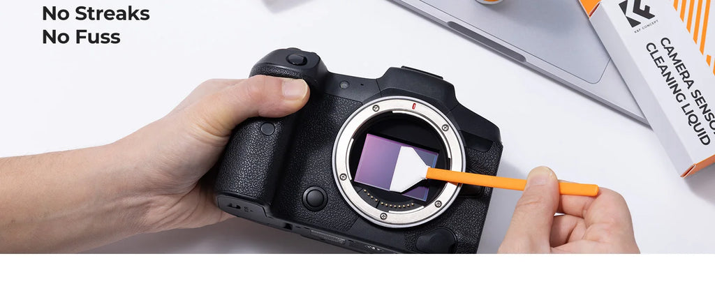K&F CONCEPT 2pcs 20ML DSLR SLR Sensor Cleaner Liquid For Camera Lens PC Watch Phone Screen Glasses CCD/CMOS Sensor Clean Fluid