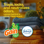 Quick‑Tie 2‑Pack Scented Small Trash Bags, 4 Gallon Capacity, Gain Original Fragrance, Drawstring Garbage Bags for Bathroom Kitchen Home Use, 20 Bags Each