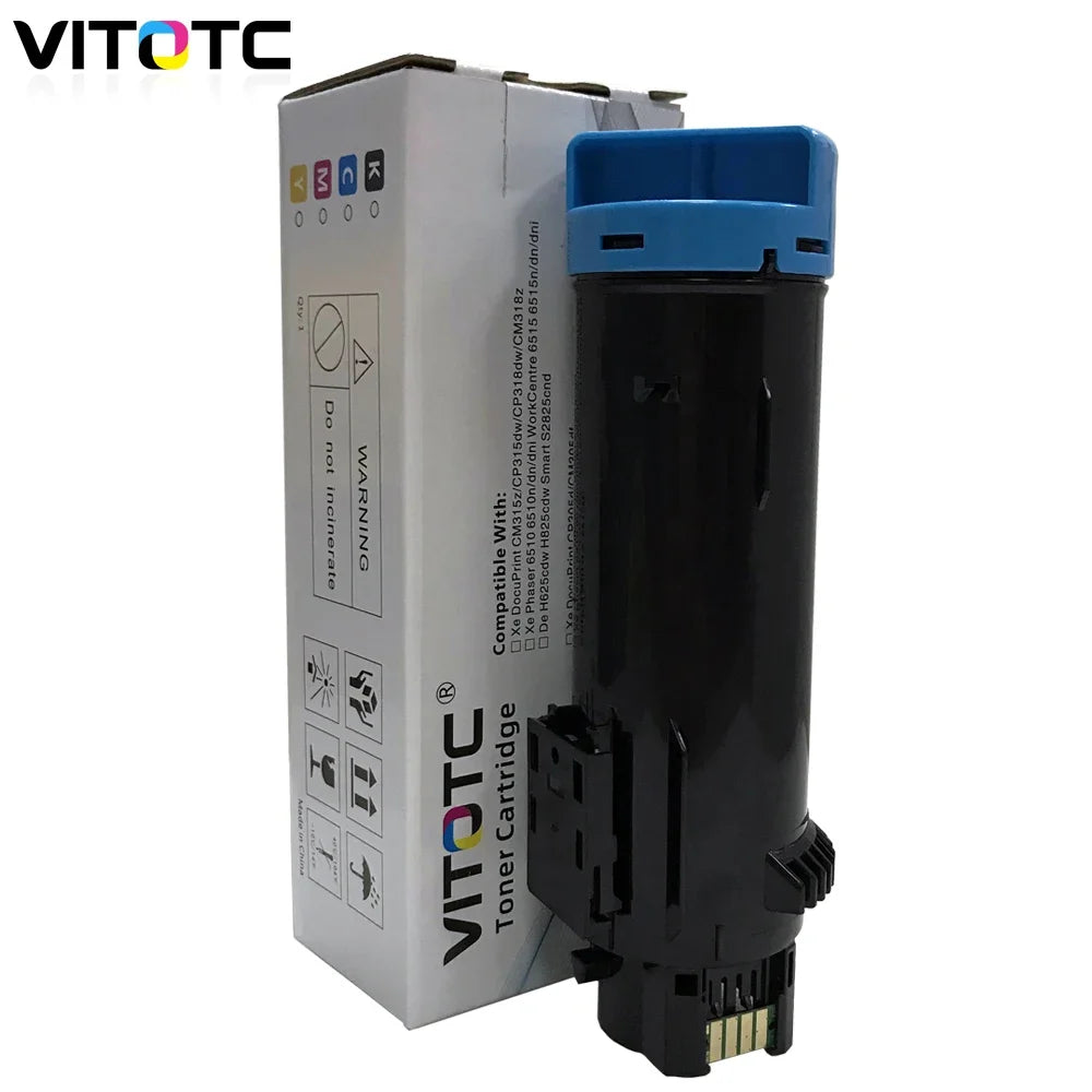 4PCS Color Toner Cartridge Compatible For Xerox Phaser 6510 WorkCentre 6515 V N DN DNI Extra High Capacity