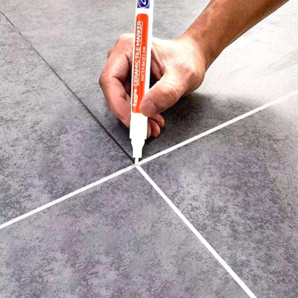 1/5/10PC  Waterproof Marker Pen Wall Seam Repair Tiles Grout Markers Pens Floor Bathroom Decontamination Paint Brush Tools