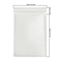 20pcs 26x36cm Jumbo White Self-Seal Bubble Mailers Bulk Parcel Padded Envelopes for Apparel Bedding Oversized Items Parcels