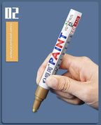 1/3/6/12 Colors Permanent Paint Marker White/Gold/silver Markers for Car Tire Tread Rubber Fabric Paint Metal Paint Marker Pens