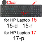 Keyboard Cover for HP Laptop 15 15t 15-fd 15-fc 15-ef 15-dw 15-dy 15g 15q 15s 15z Essential Silicone Protector Skin Film Case