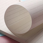 PLRBOK 50 Sheets 100 Pages A5 B5 A4 Loose Leaf Paper Binder Inner Pages 20/26/30 Holes Office Accessories Notebook Stationery