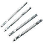 4 Pcs Leather Round Shape Hole Punch Punchers Kit Belt Watch Band Hollow DIY Drill Equipment Steel Galvanized 71mm Silver