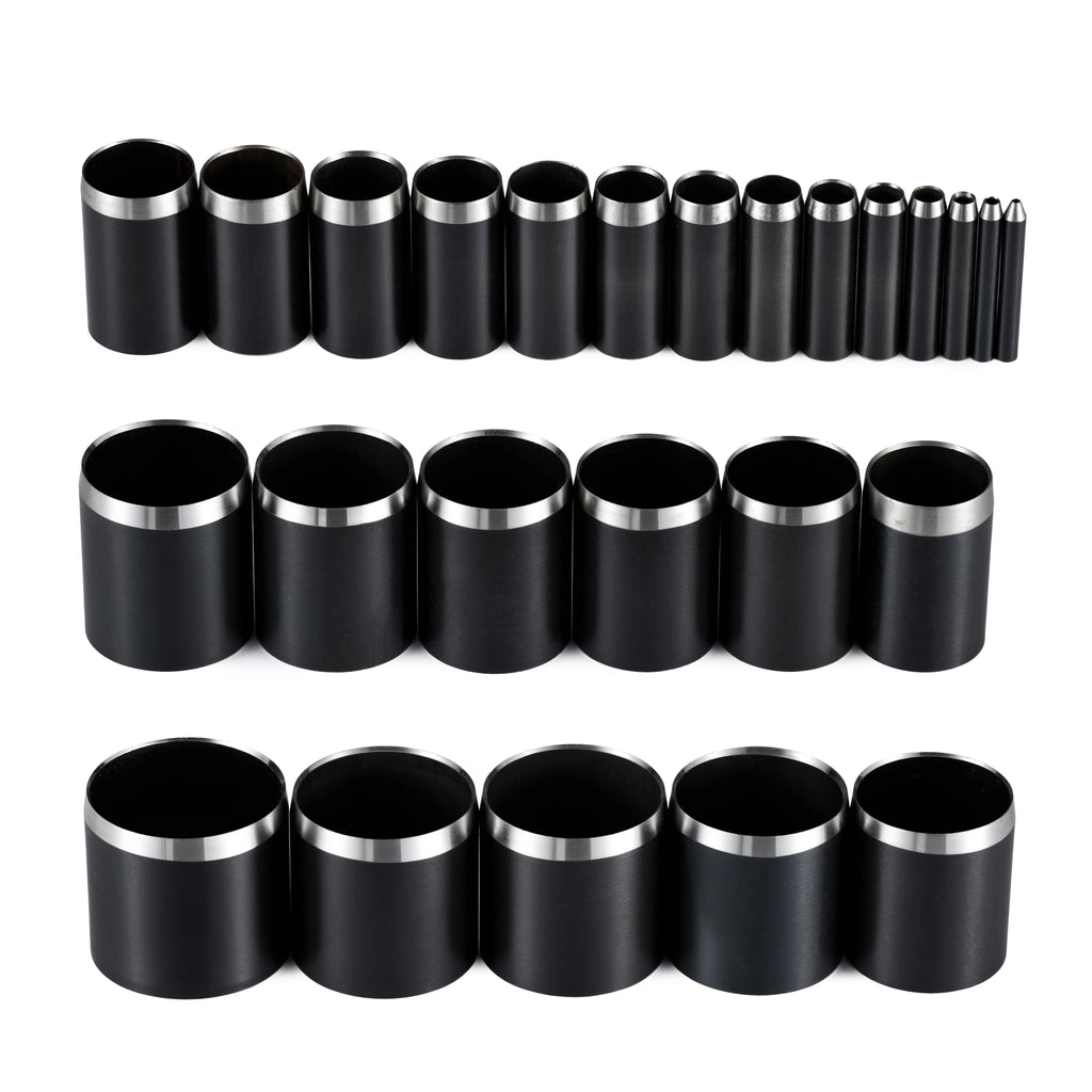 1-25mm Leather Hole Punch Die Round, One Hole Hollow Punch5 10 15 20 25 Mm High Carbon Steel Circle Cutter Tool Kit Cutting