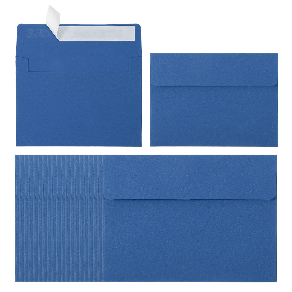 24Pcs A2 Envelopes Self Seal 110gsm Paper Invitation Envelopes for Postcard Wedding Greeting Cards Photos Announcement Mailing