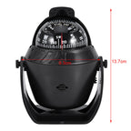 Navigation Pivoting High Precision LED Light Pivoting Compass Navigation Electronic Compass for Marine Boat Car