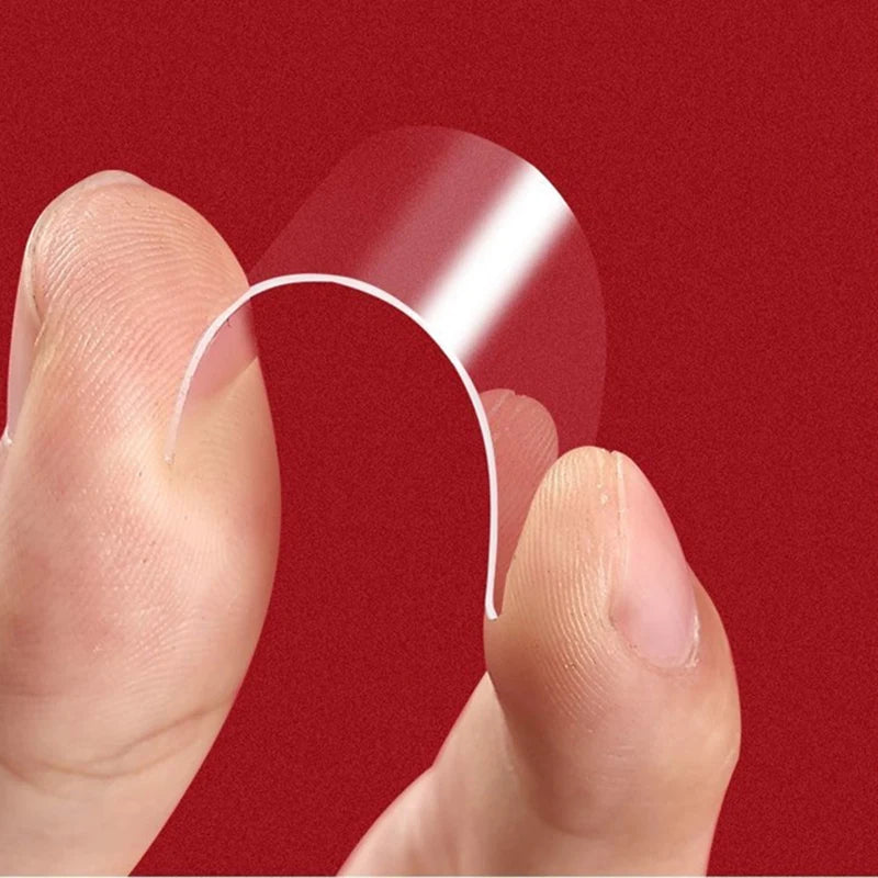 300Pcs Double Sided Adhesive Tape Nano Reusable Super Strong Transparent Wall Stickers WaterProof Widely Used Wall Mount Sticker