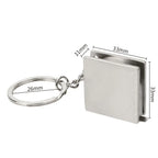 Keyring Measure  Keychain  Retractable Ruler Gauging Tool Measuring Tools Tape Measures