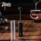 New Milk Foamer Bincoo Coffee Frother Rechargeable Handheld Coffee Milk Electric Handle Blender Egg Beater Espresso Tool
