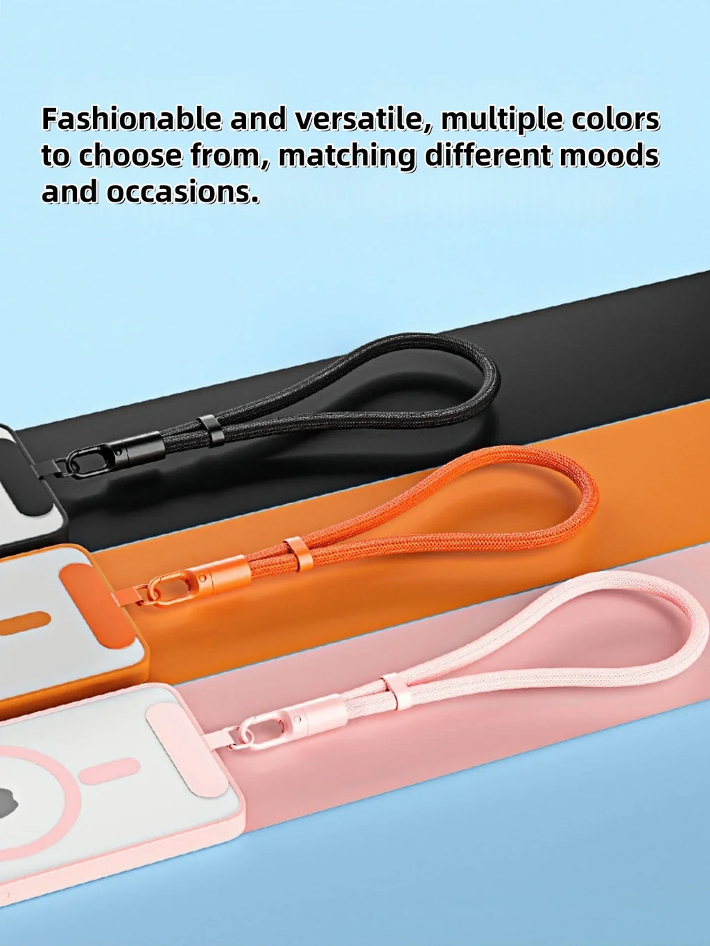 Adjustable Mobile Phone Strap Lanyard Crossbody Phone Lanyards Neck Rope with Patch for iPhone Cell Phone Hanging Cord Strap