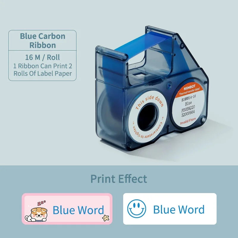 Wireless portable printer color label printer NIIMBOT B18 thermal transfer technology ribbon printing multi-color printing