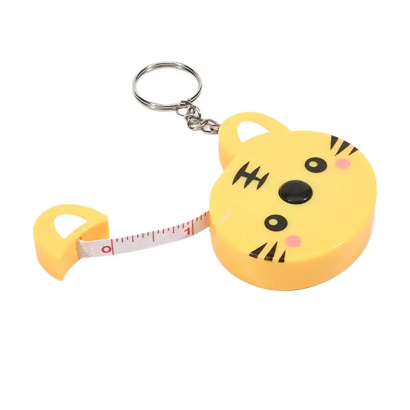 1.5M Soft Tape Measure Tailor's Tape With Snap Fasteners Body Measuring Double-sided Ruler For Needlework Sewing Tool NEW