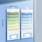 1pc A Hanging File Folder, A Foldable File Bag, An Expandable Ombre File Pouch, Ideal for Both School and Office Settings